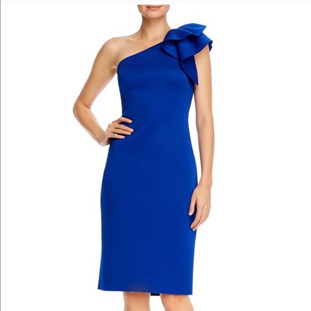 Eliza J One-Shoulder Dress